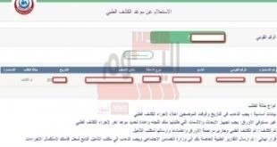 الاستعلام عن بطاقة الخدمات المتكاملة