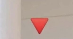 معنى المثلث الأحمر المقلوب