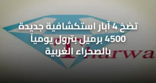 تضخ 4 آبار استكشافية جديدة 4500 برميل بترول يومياً بالصحراء الغربية