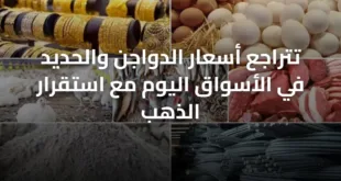 تتراجع أسعار الدواجن والحديد في الأسواق اليوم مع استقرار الذهب