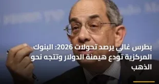 بطرس غالي يرصد تحولات 2026: البنوك المركزية تودع هيمنة الدولار وتتجه نحو الذهب