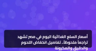 أسعار السلع الغذائية اليوم في مصر تشهد تراجعاً ملحوظاً.. تفاصيل انخفاض اللحوم والدقيق والمكرونة